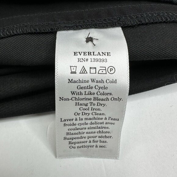 Everlane Women’s NWT Black The‎ Tencel Way-High Taper Minimalist Pant 2/W28/L27 - Picture 7 of 13